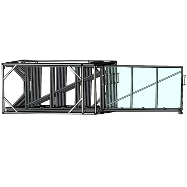 Стеллаж для вертикального хранения листового металла 2,5х1,25_1т_7к